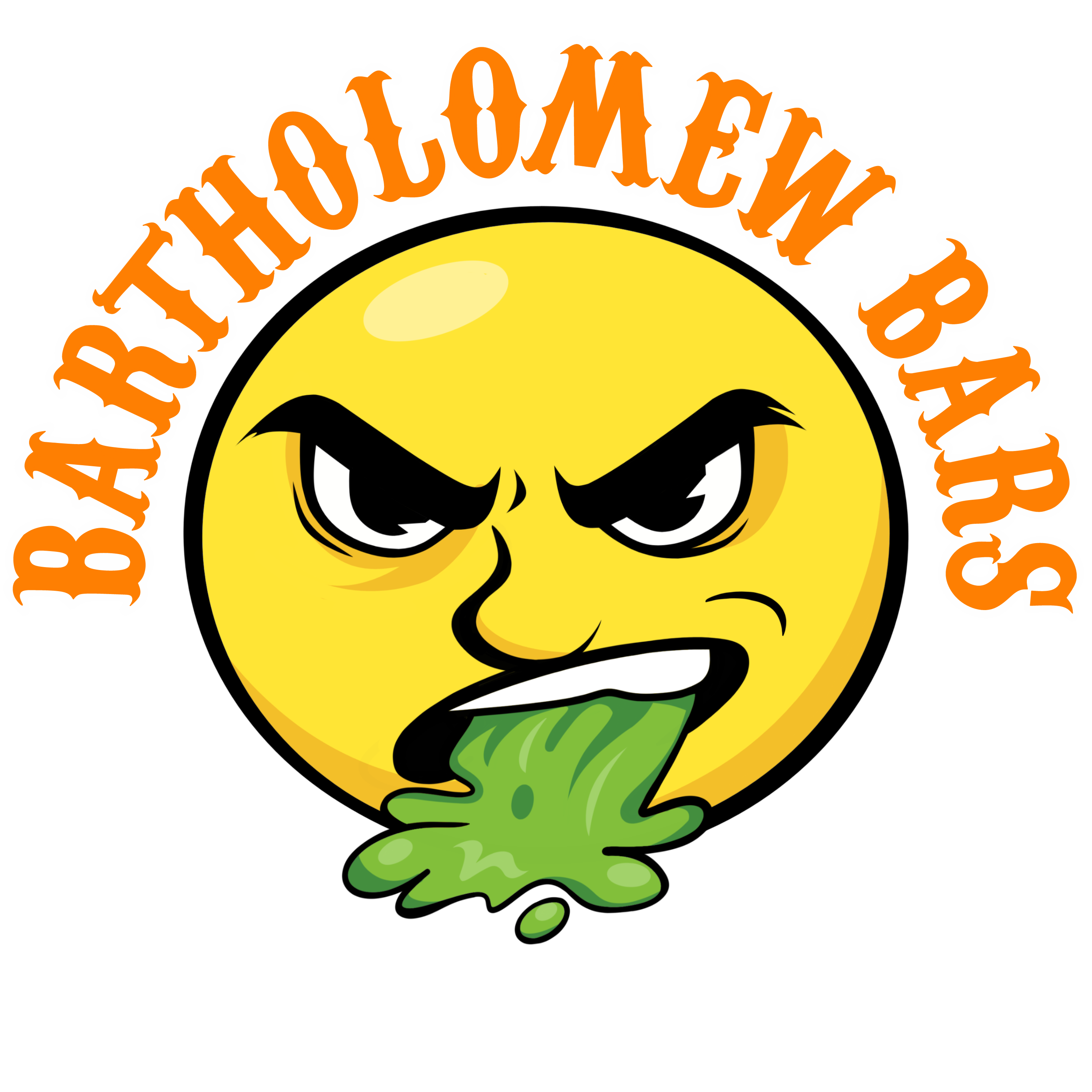 Official Bartholomew Bars mascot logo